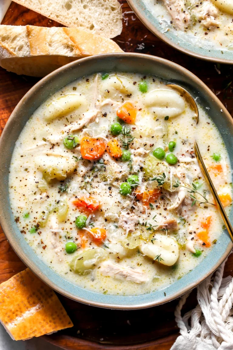 Gnocchi Soup with Chicken