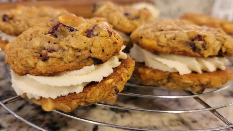 Oatmeal White Chocolate Cranberry Cookies